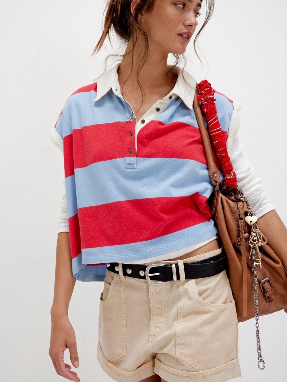 We The Free Dust In The Wind Chino Shorts~ Almond Buff